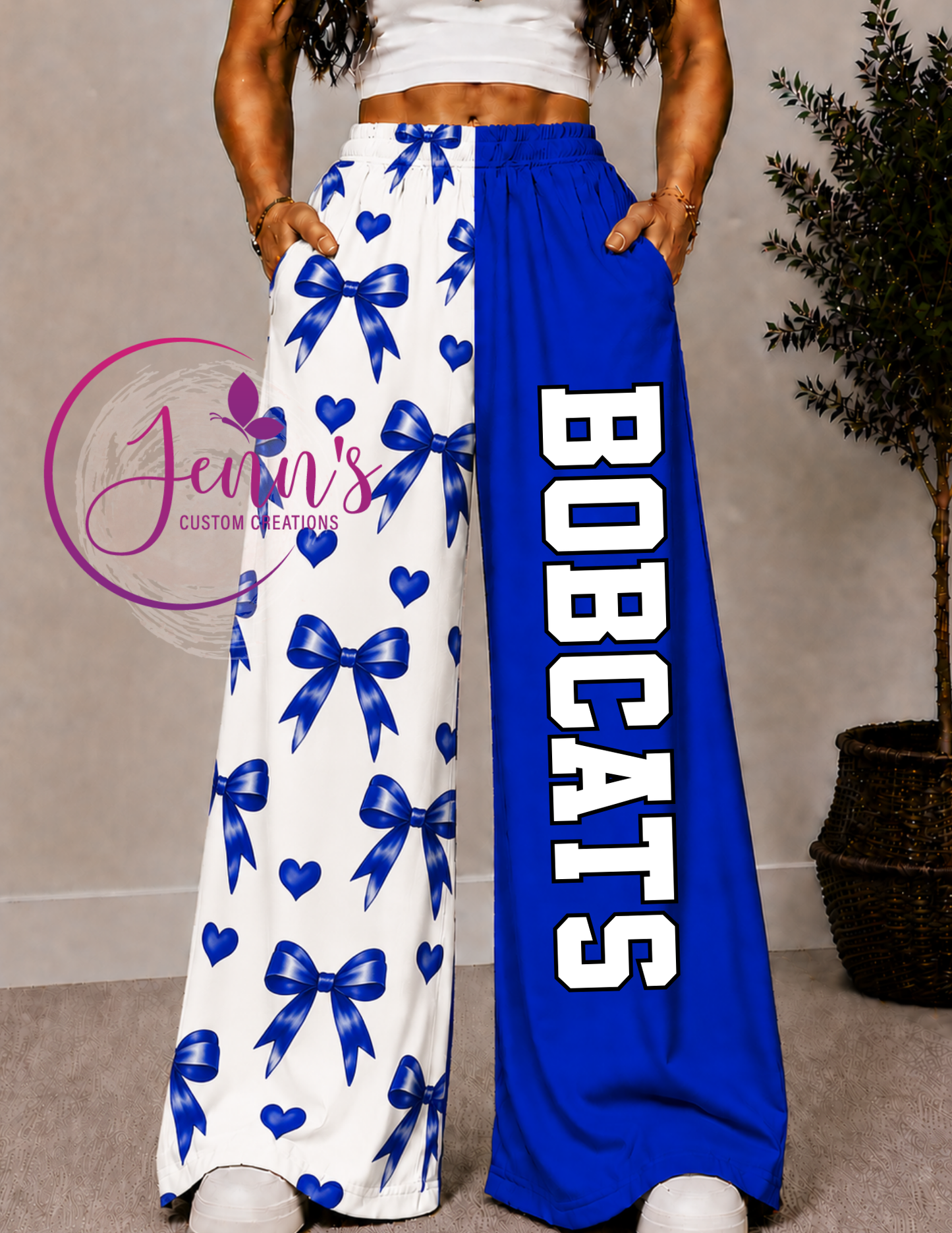 BOBCATS WIDE LEG PANTS -3