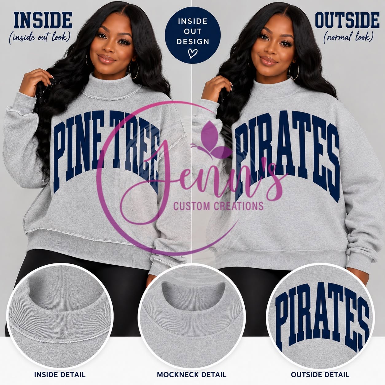 PINE TREE Mockneck *Pre-Order*