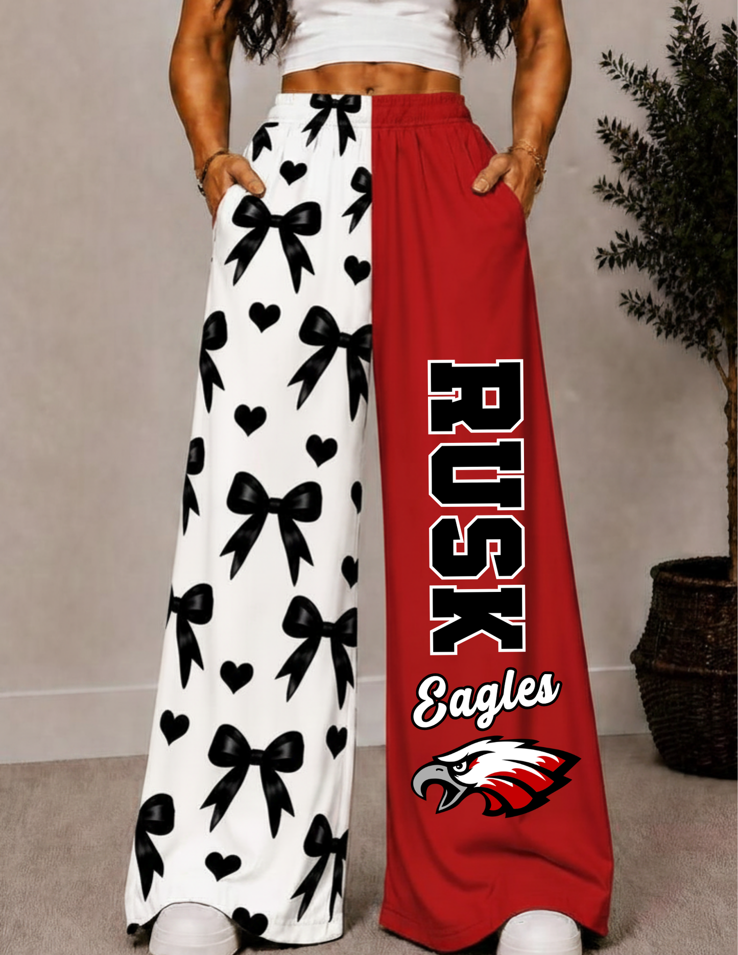 RUSK EAGLES WIDE LEG PANTS -3B
