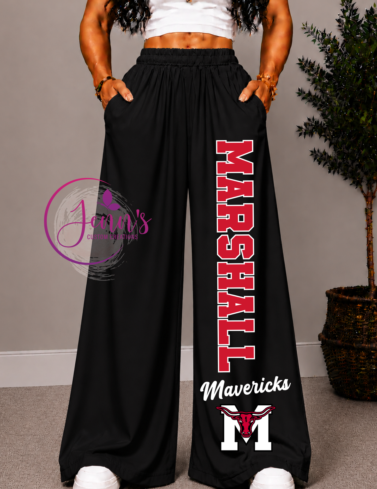 MARSHALL WIDE LEG PANTS -1