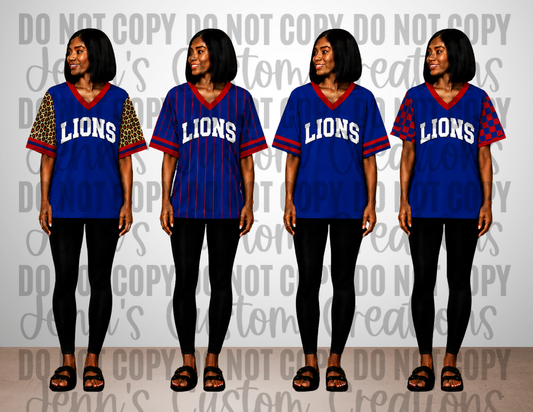 LIONS FOOTBALL JERSEY * PRE-ORDER*