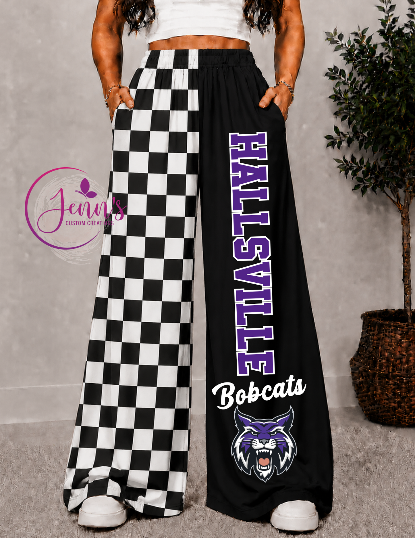HALLSVILLE  WIDE LEG PANTS -4