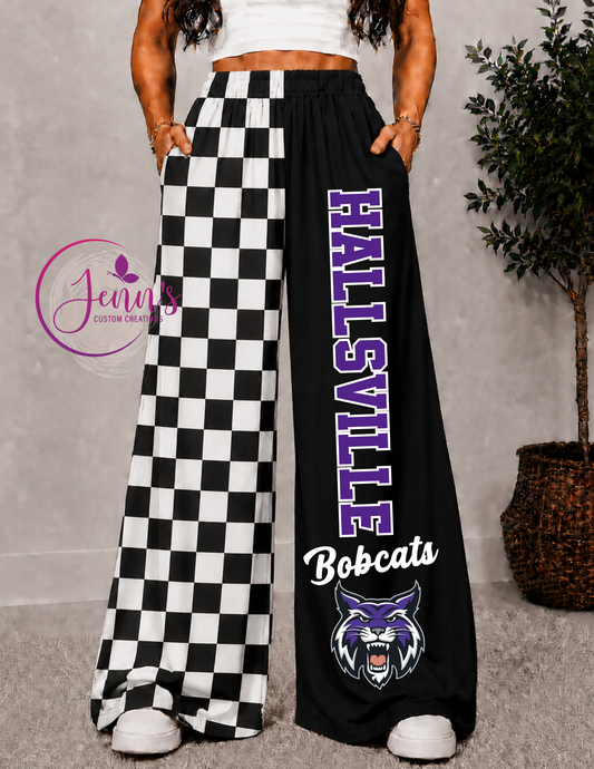 HALLSVILLE WIDE LEG PANTS -4
