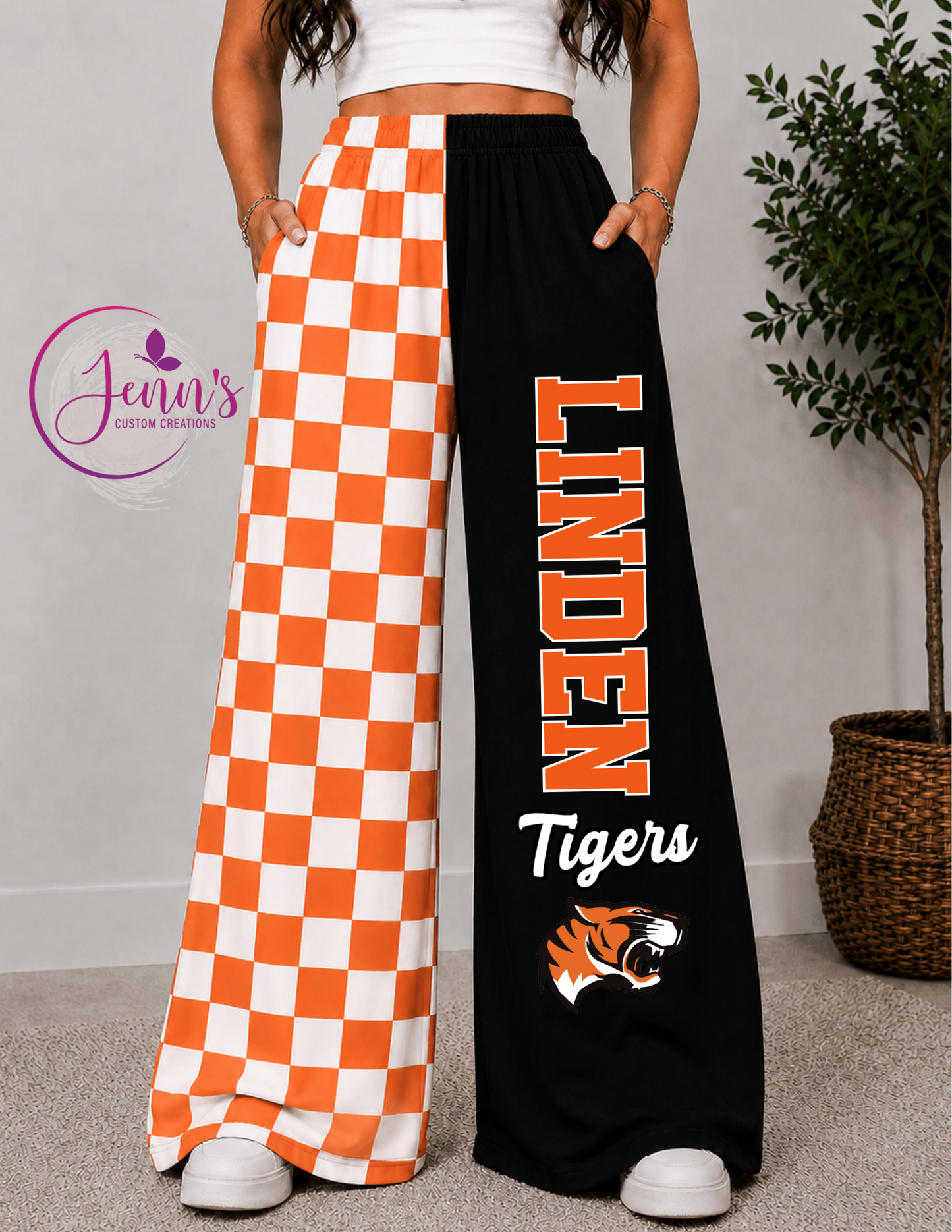 LINDEN WIDE LEG PANTS -4