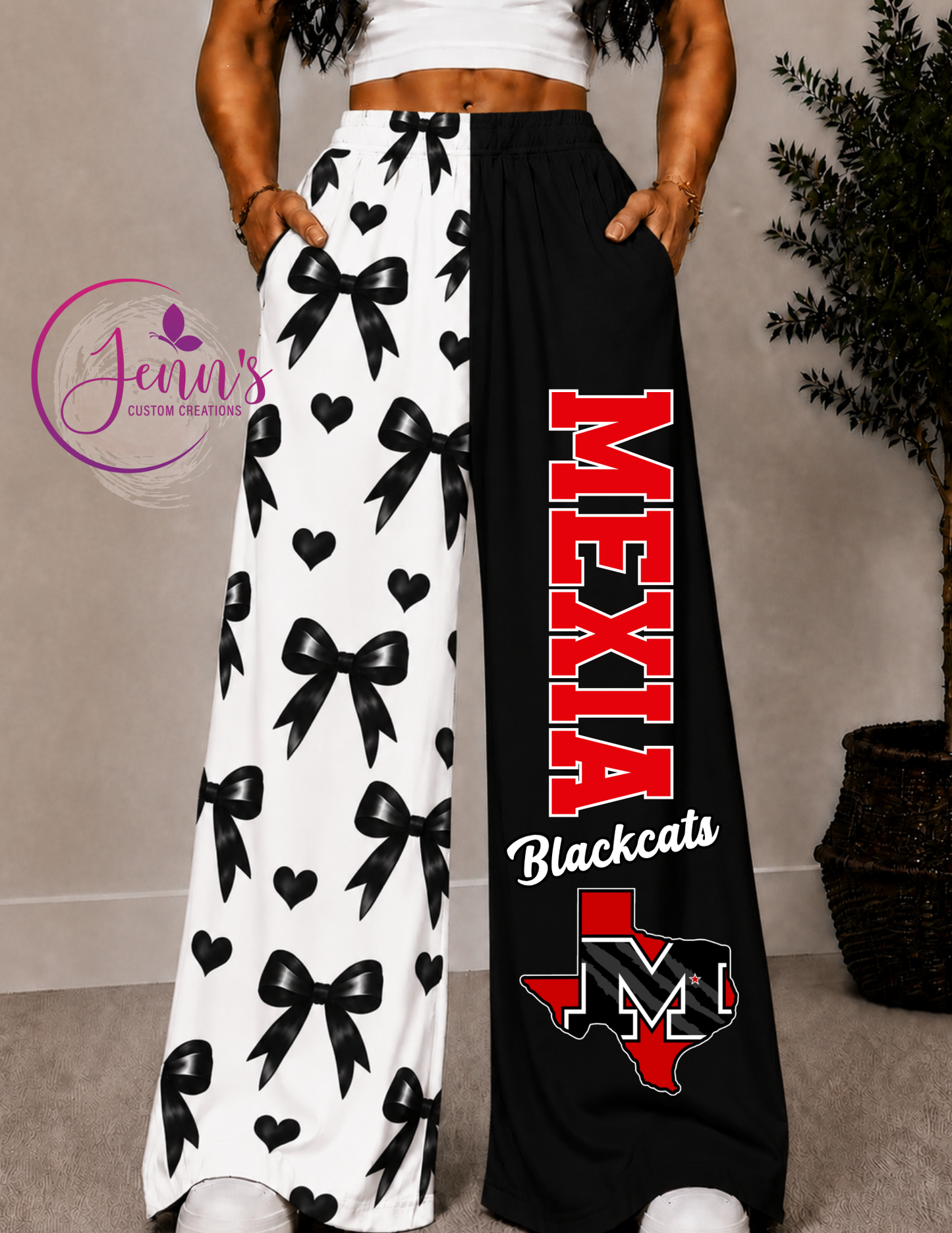 MEXIA WIDE LEG PANTS -3B
