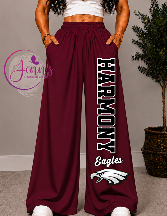 HARMONY WIDE LEG PANTS -1