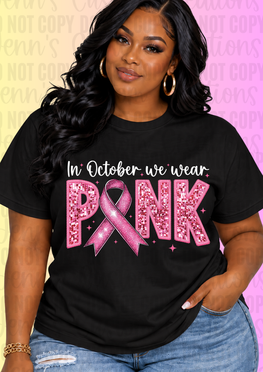 In October we wear PINK