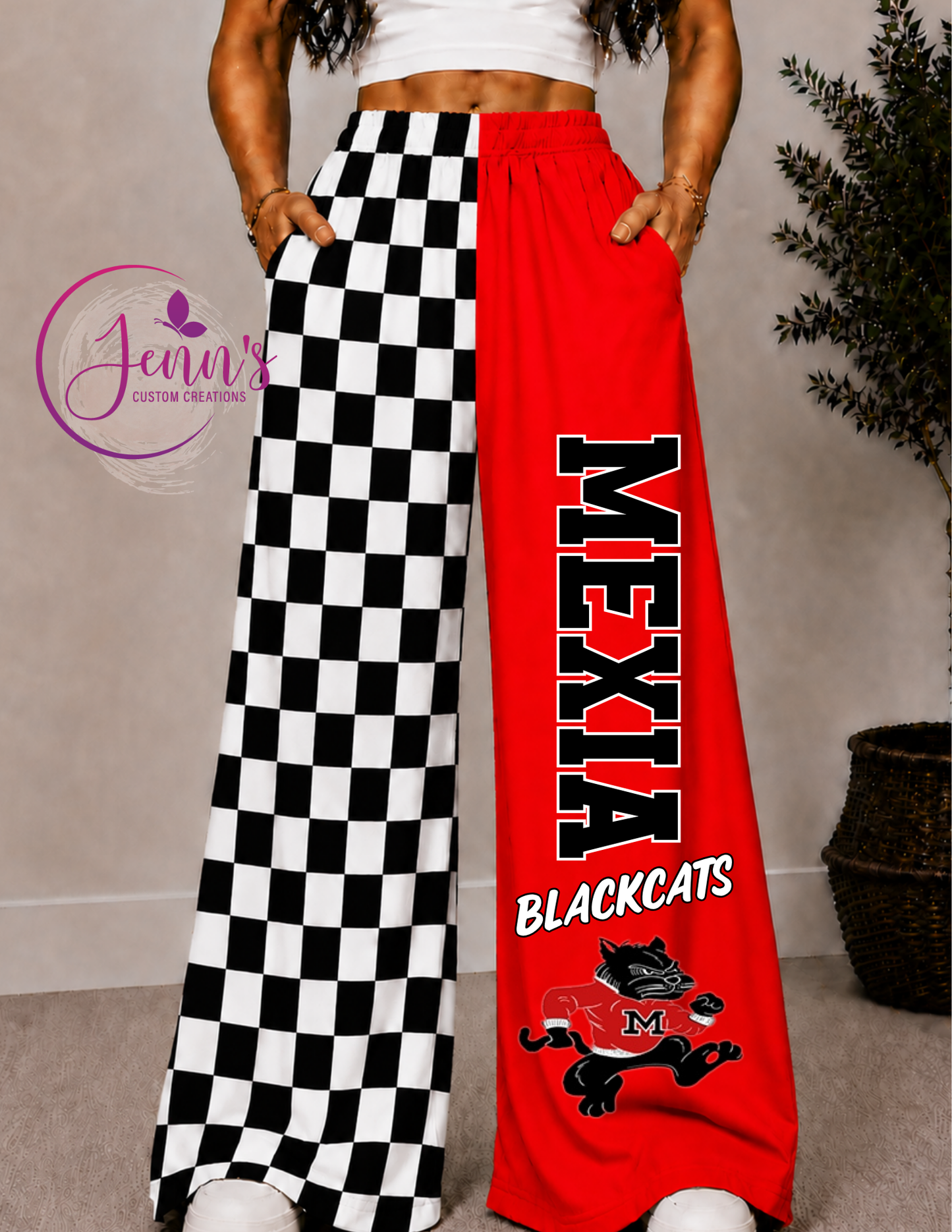 MEXIA WIDE LEG PANTS -4