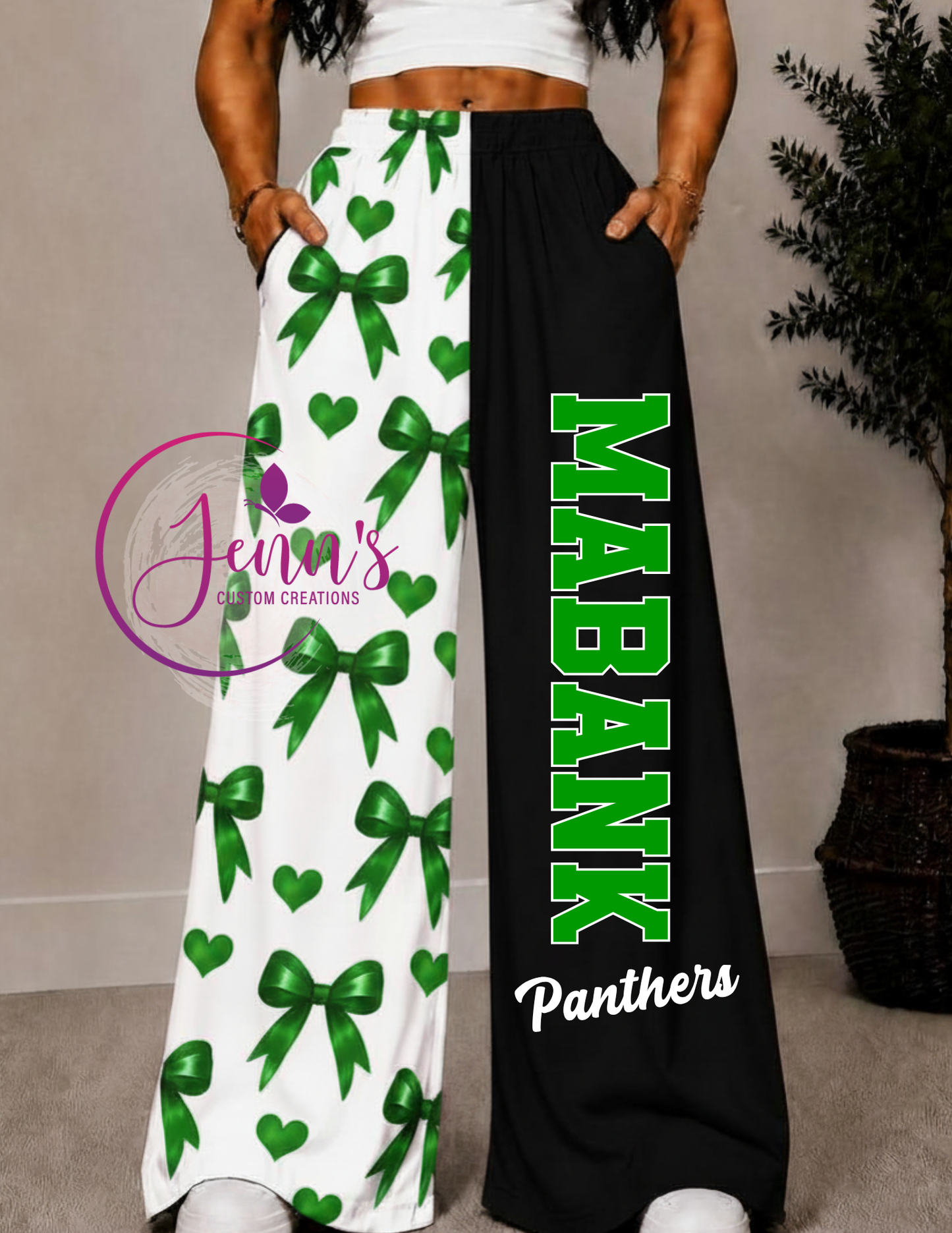 MABANK WIDE LEG PANTS -3B