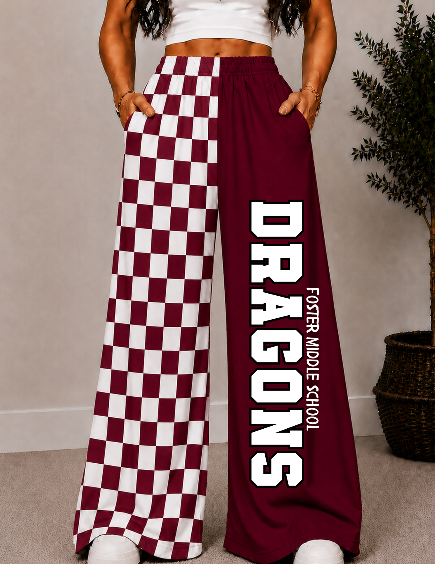 FMS WIDE LEG PANTS -4