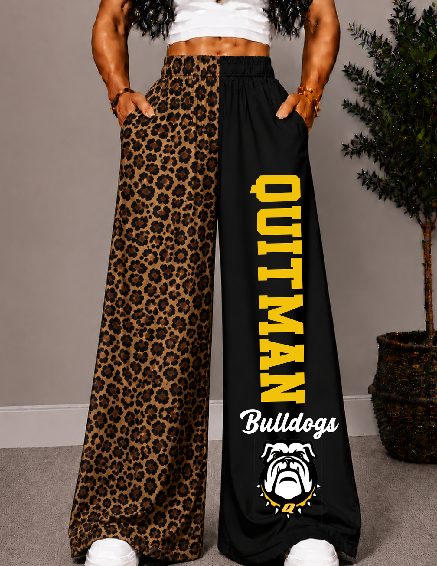 QUITMAN WIDE LEG PANTS -3L