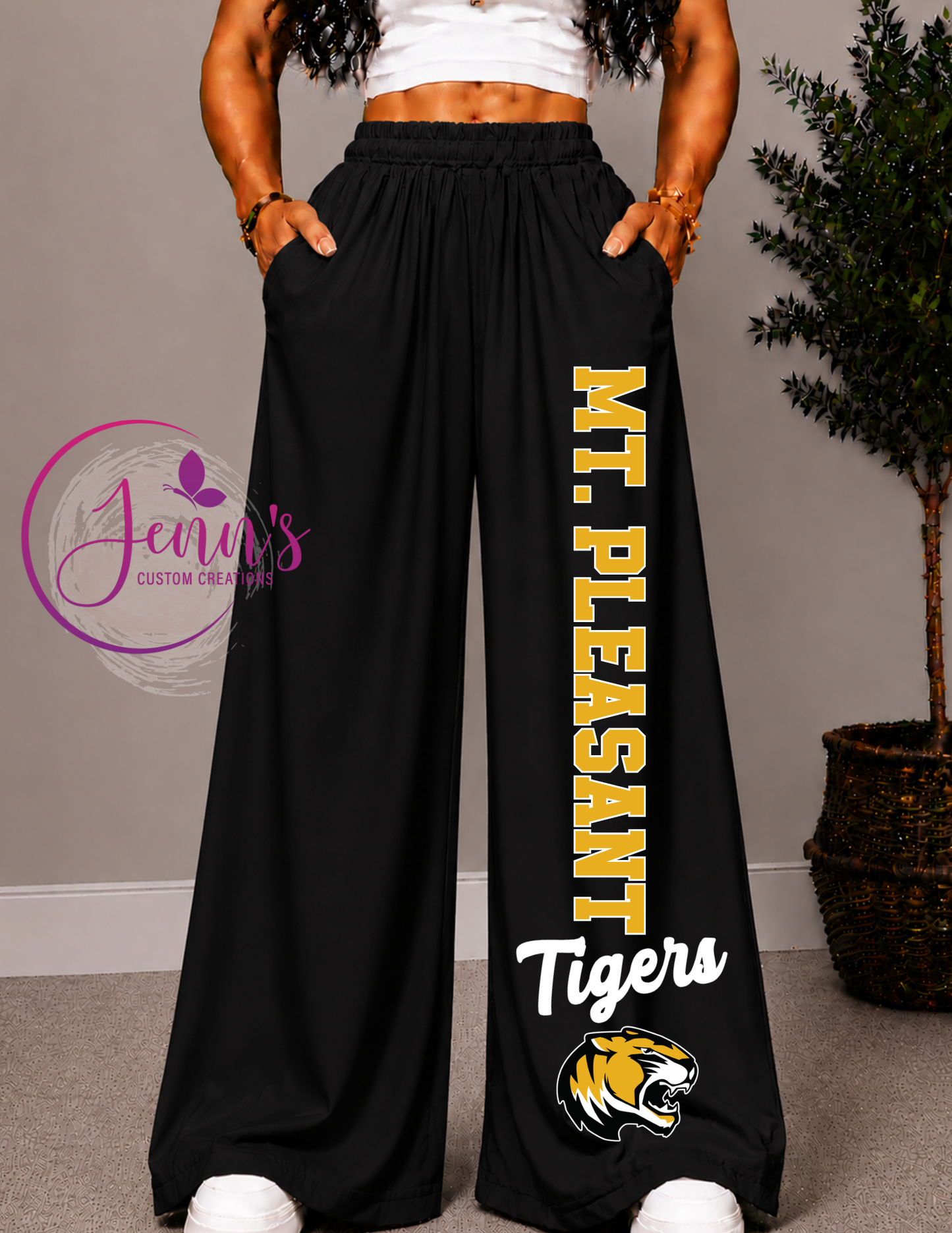 MT. PLEASANT WIDE LEG PANTS -1