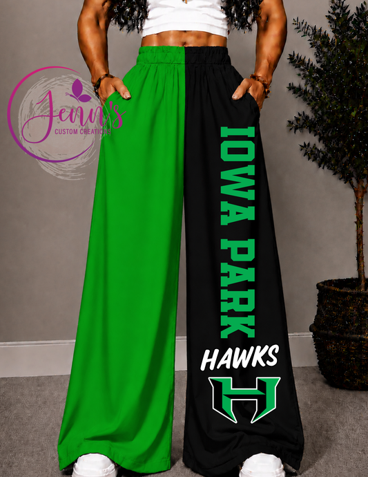 IOWA PARK WIDE LEG PANTS -2