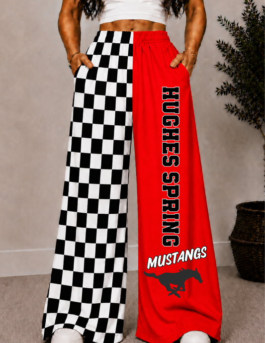HUGHES SPRING WIDE LEG PANTS -4