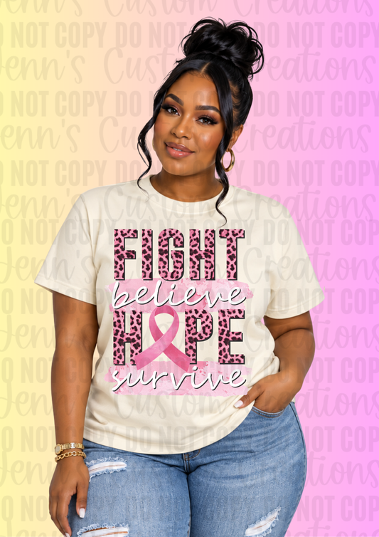 FIGHT BELIEVE HOPE