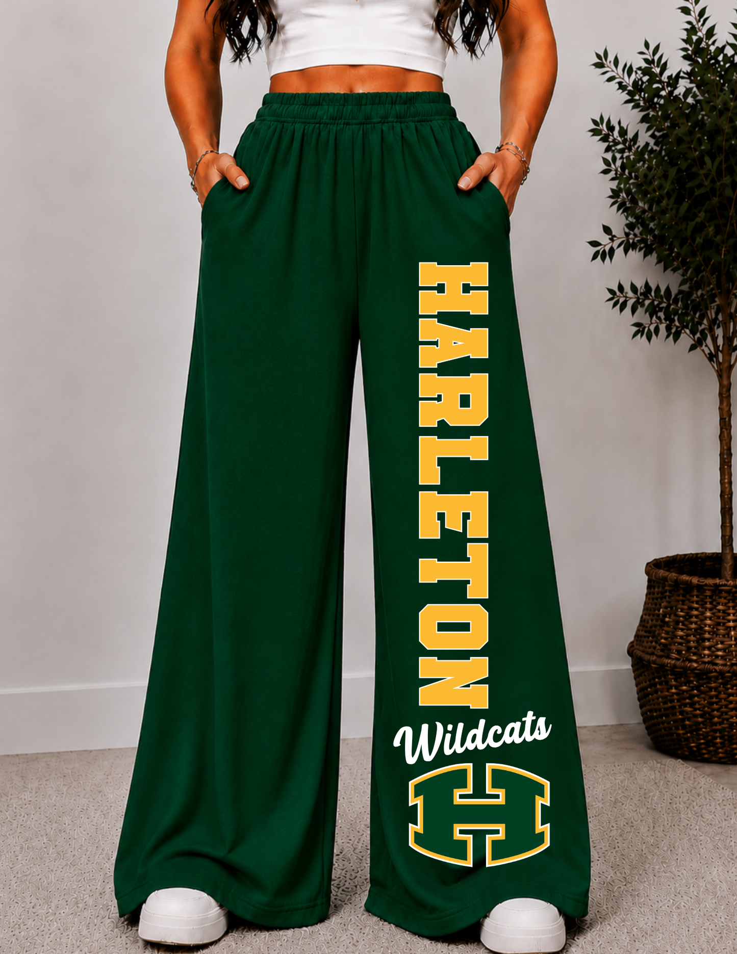 HARLETON WIDE LEG PANTS -1