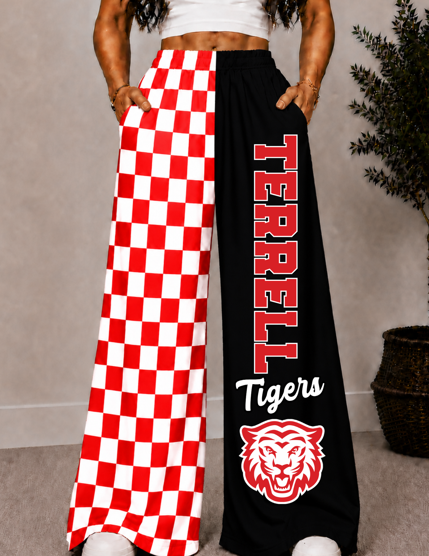 TERRELL WIDE LEG PANTS -4
