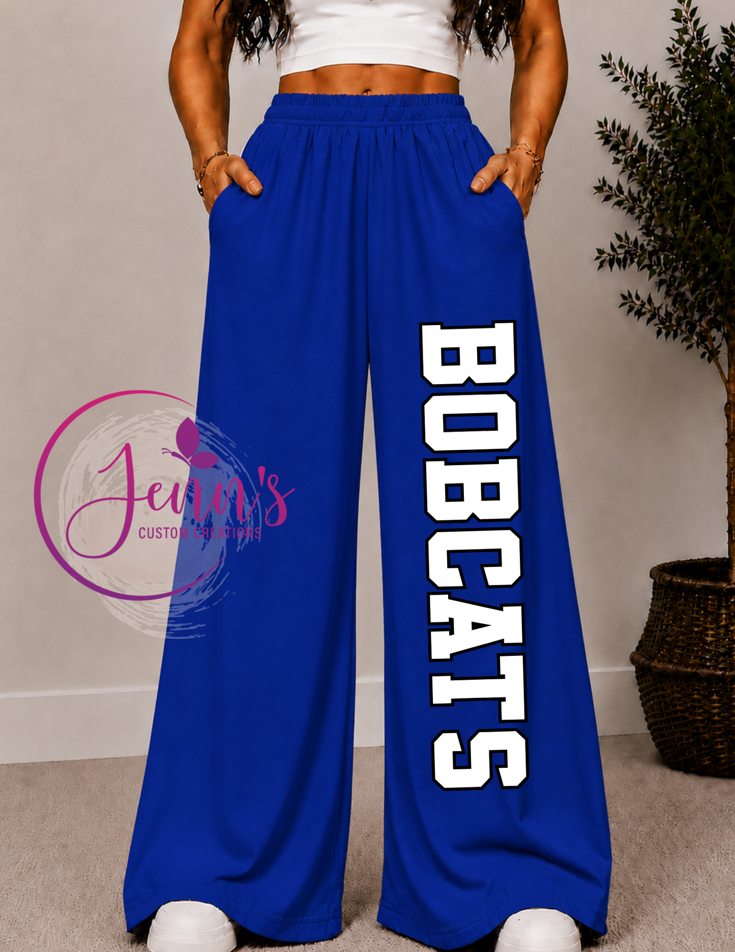 BOBCATS  WIDE LEG PANTS -1