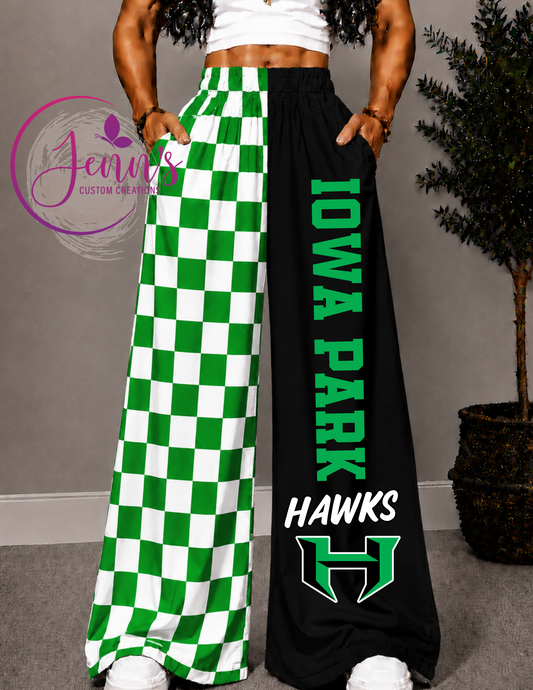 IOWA PARK WIDE LEG PANTS -4
