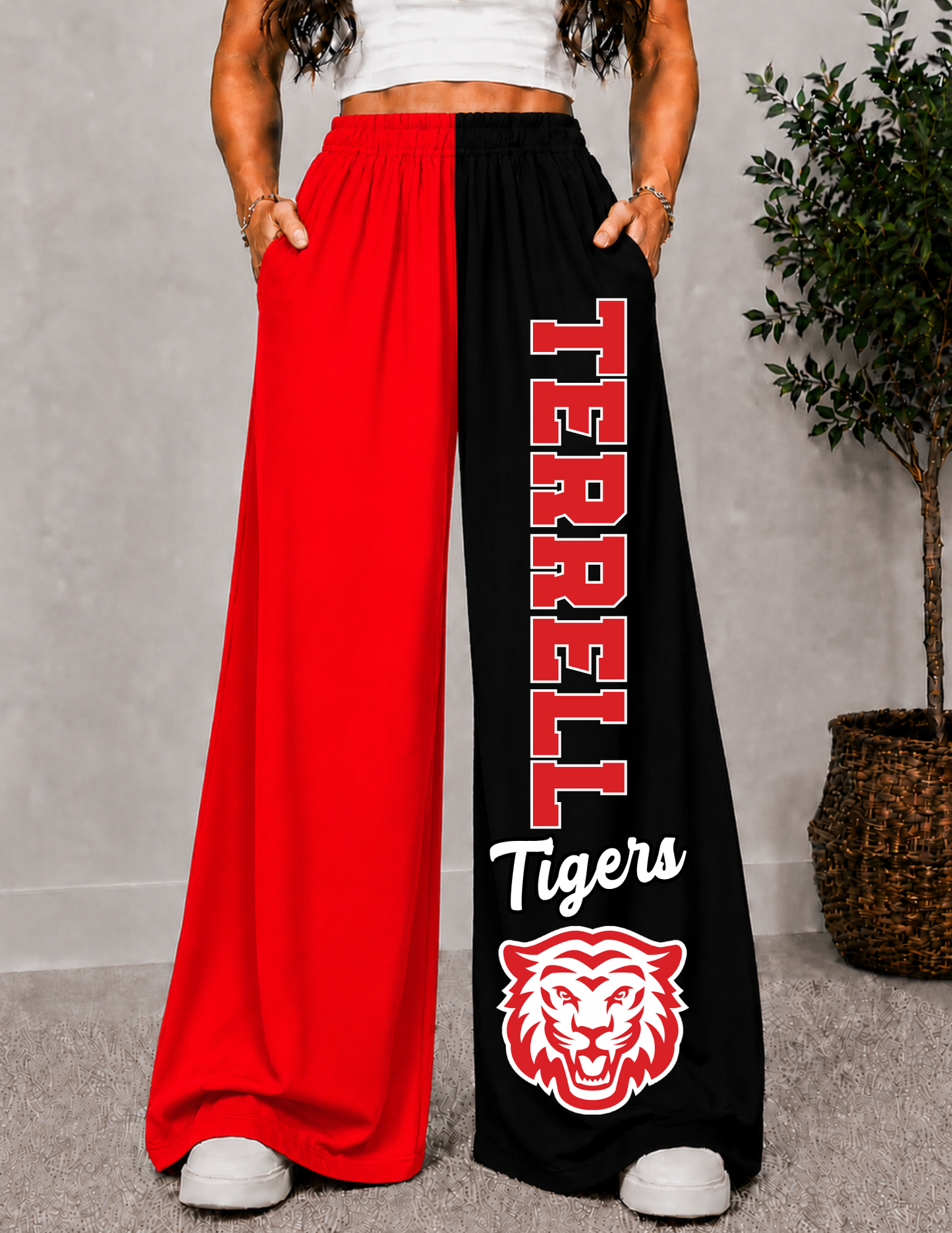 TERRELL WIDE LEG PANTS -2