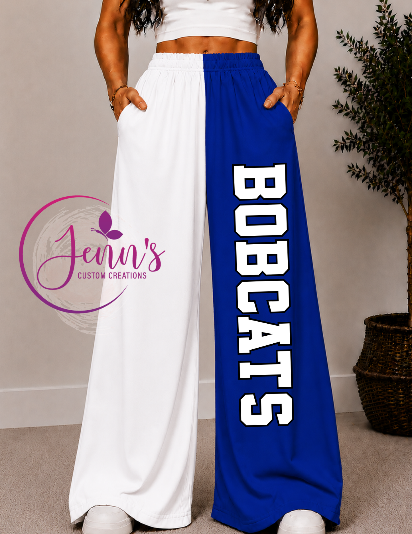 BOBCATS  WIDE LEG PANTS -2