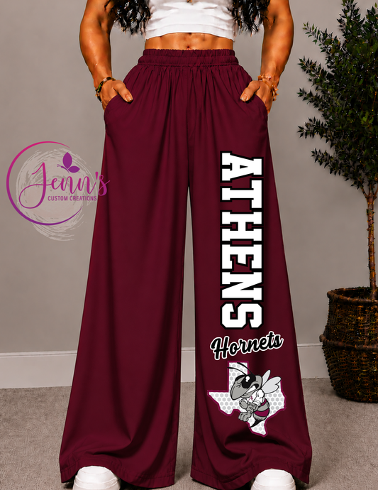 ATHENS WIDE LEG PANTS -1