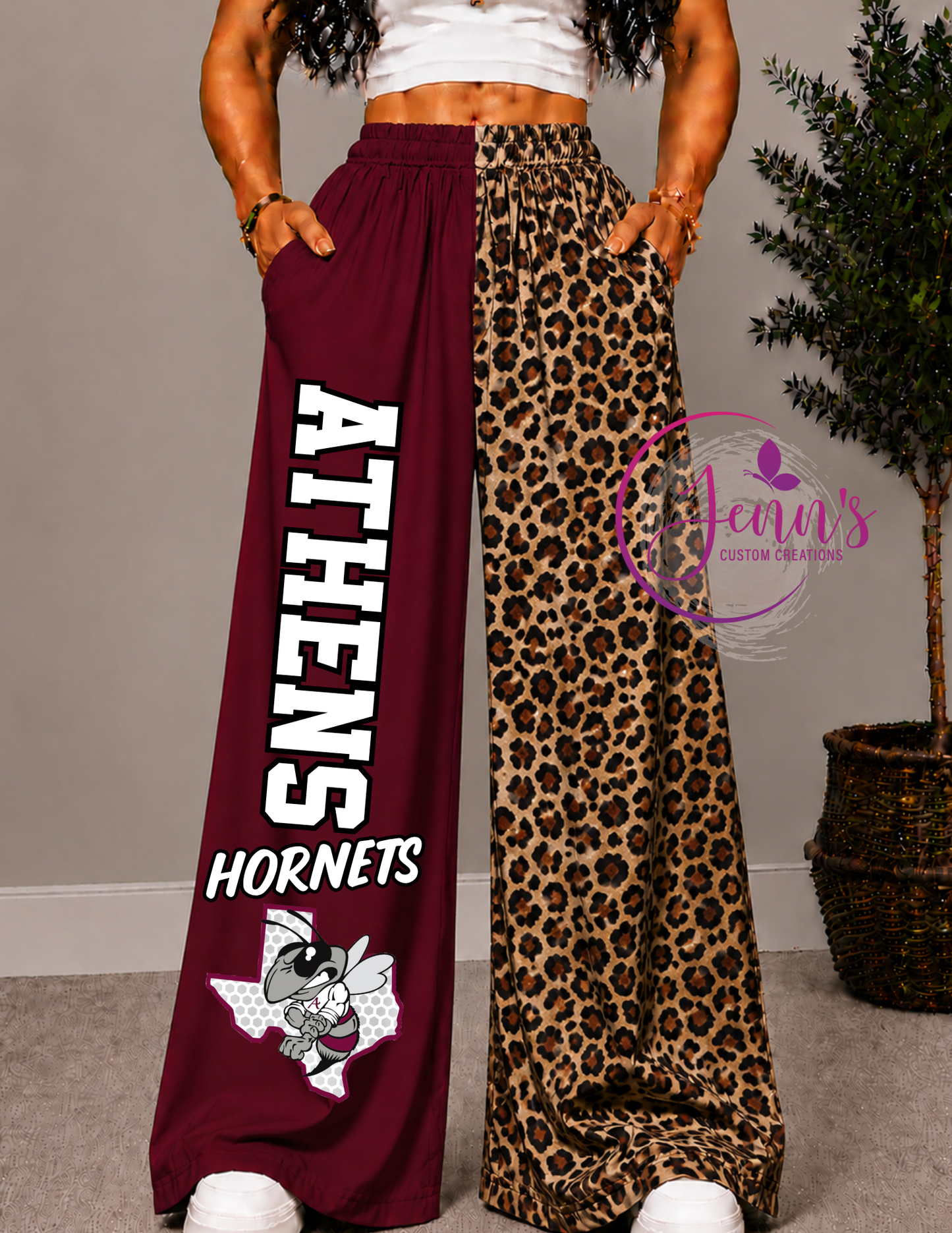 ATHENS WIDE LEG PANTS -3L