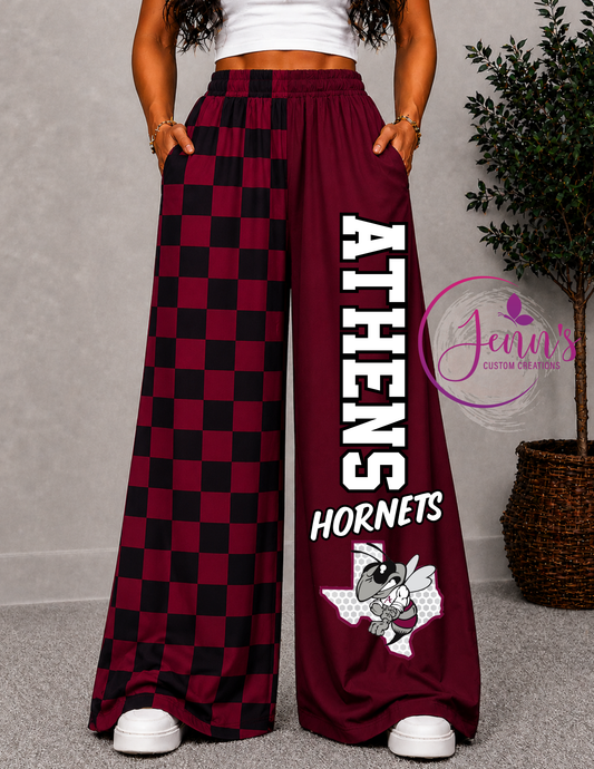 ATHENS WIDE LEG PANTS -4