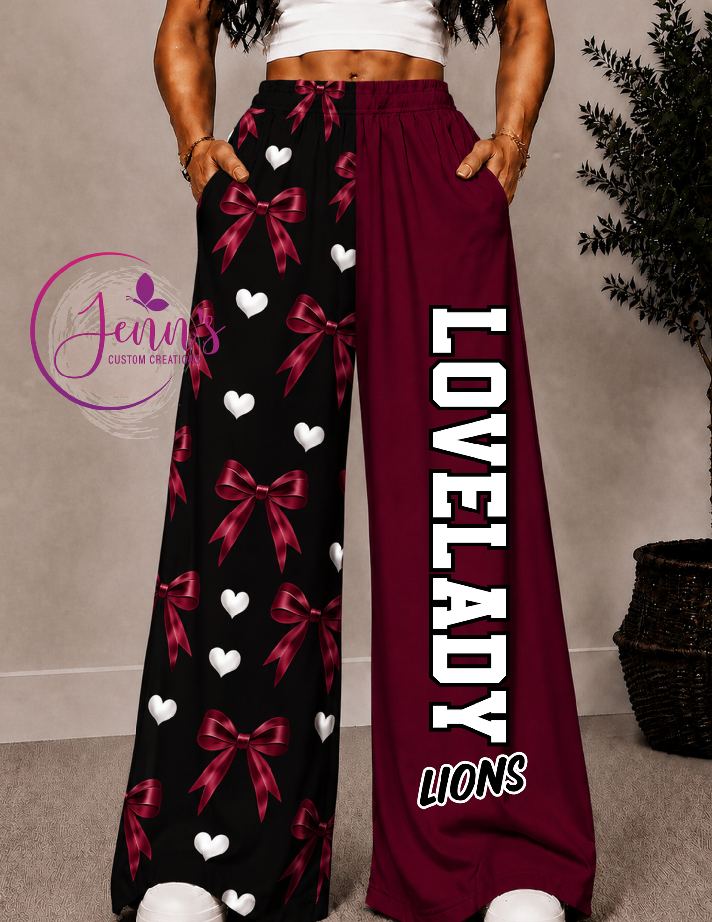 LOVELADY WIDE LEG PANTS -3B