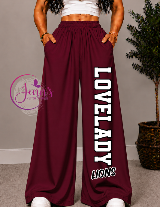 LOVELADY WIDE LEG PANTS -1