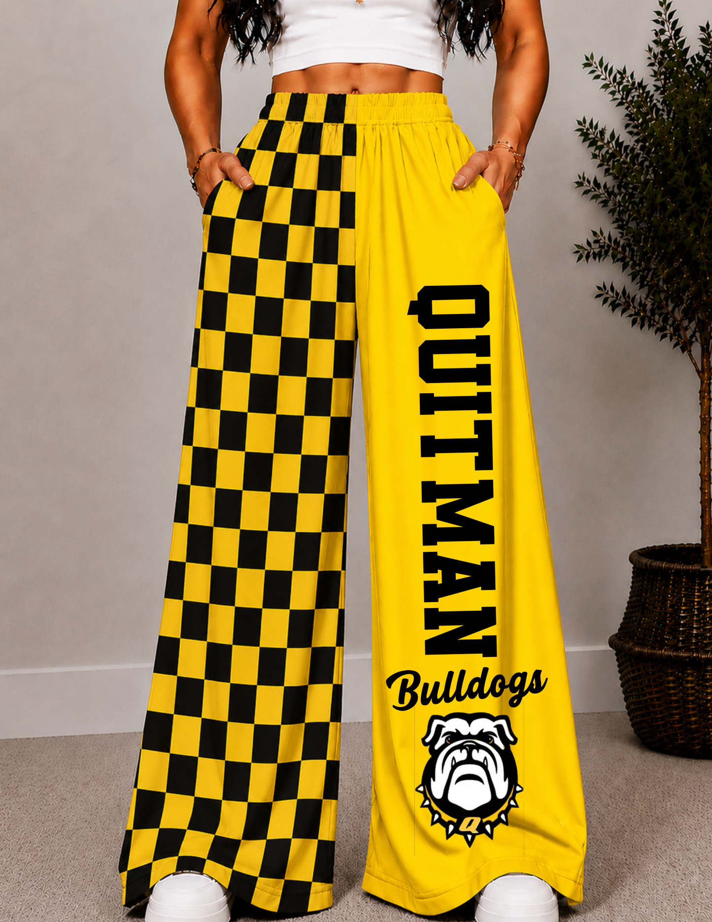 QUITMAN WIDE LEG PANTS -4