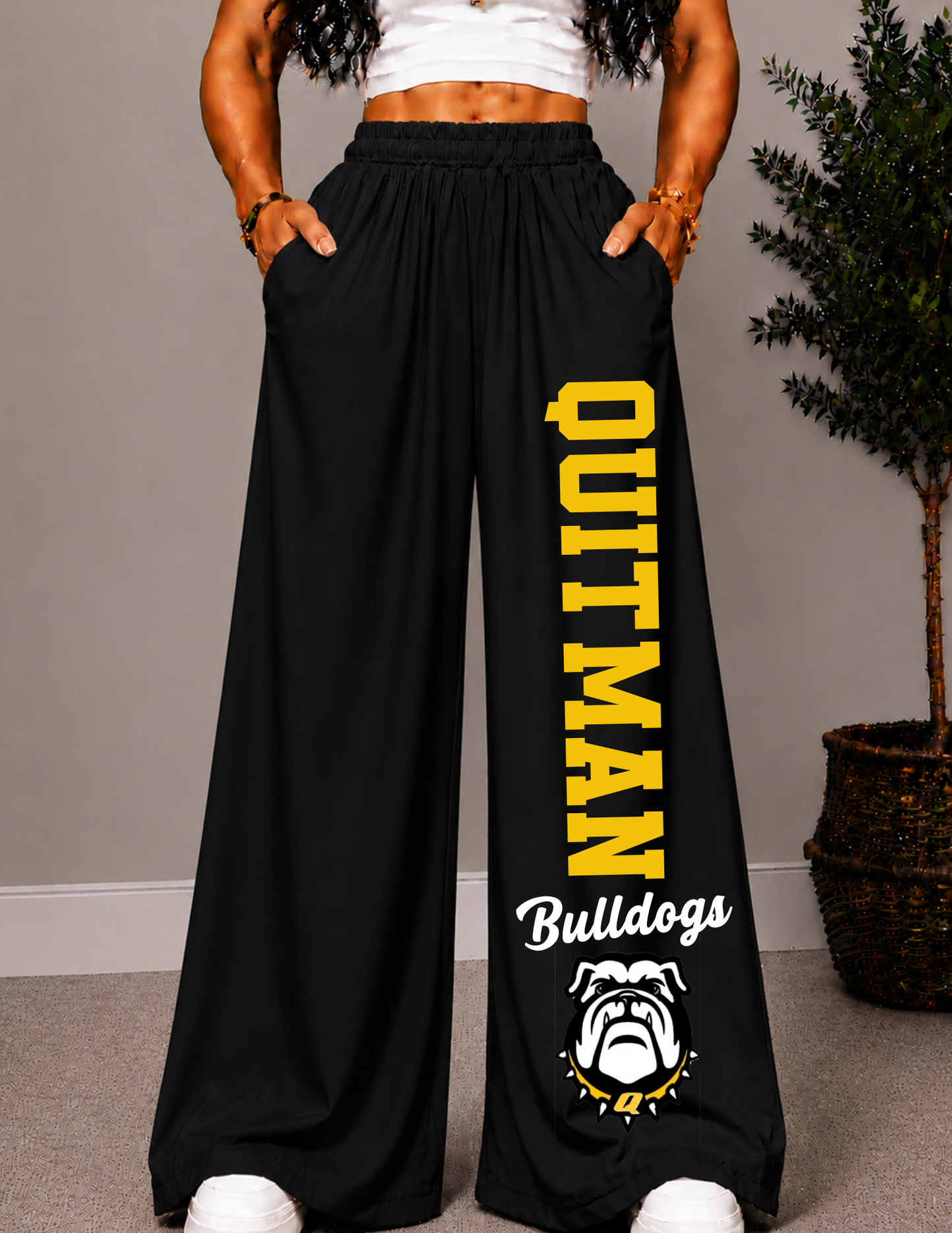QUITMAN WIDE LEG PANTS -1