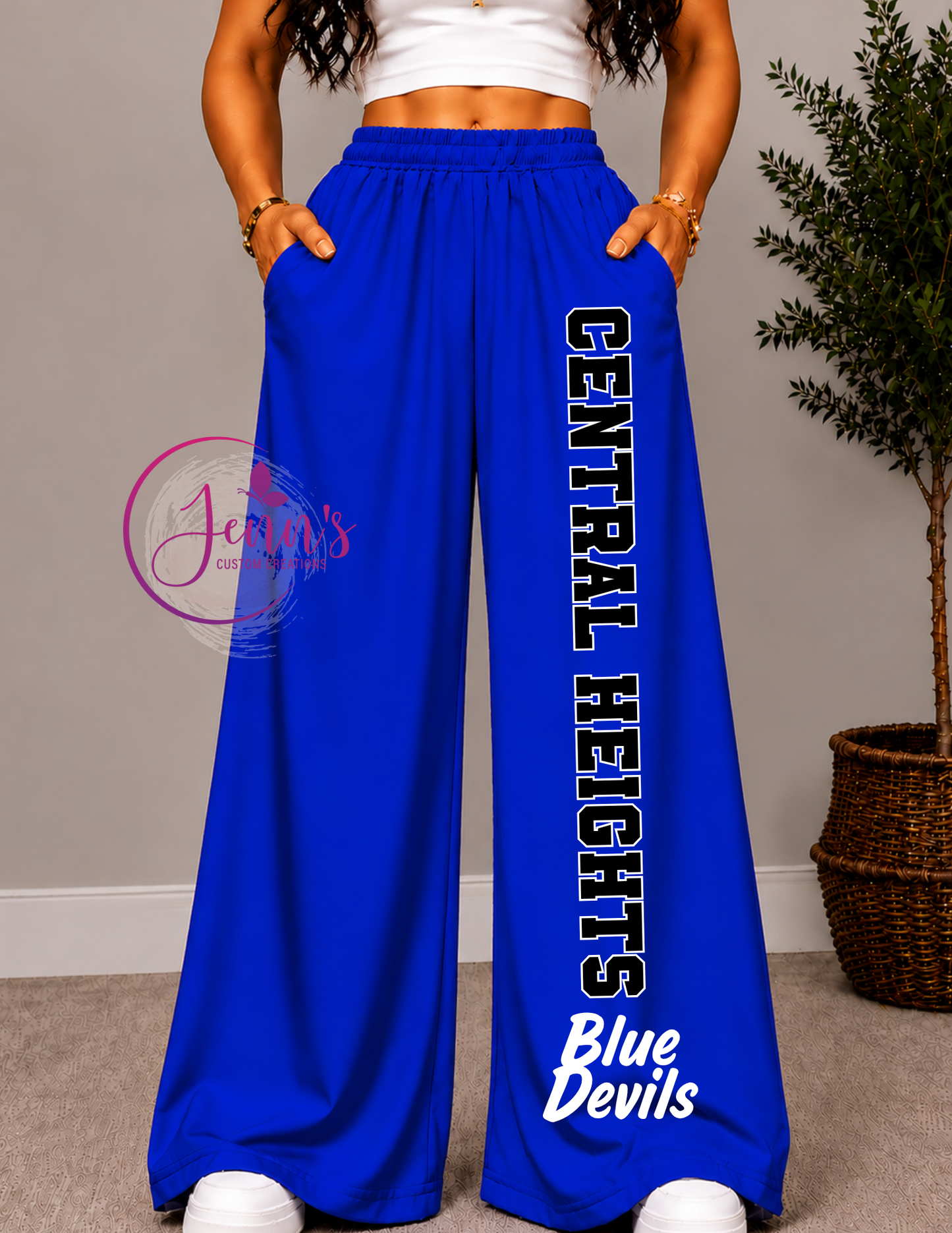 CENTRAL HEIGHTS WIDE LEG PANTS -1