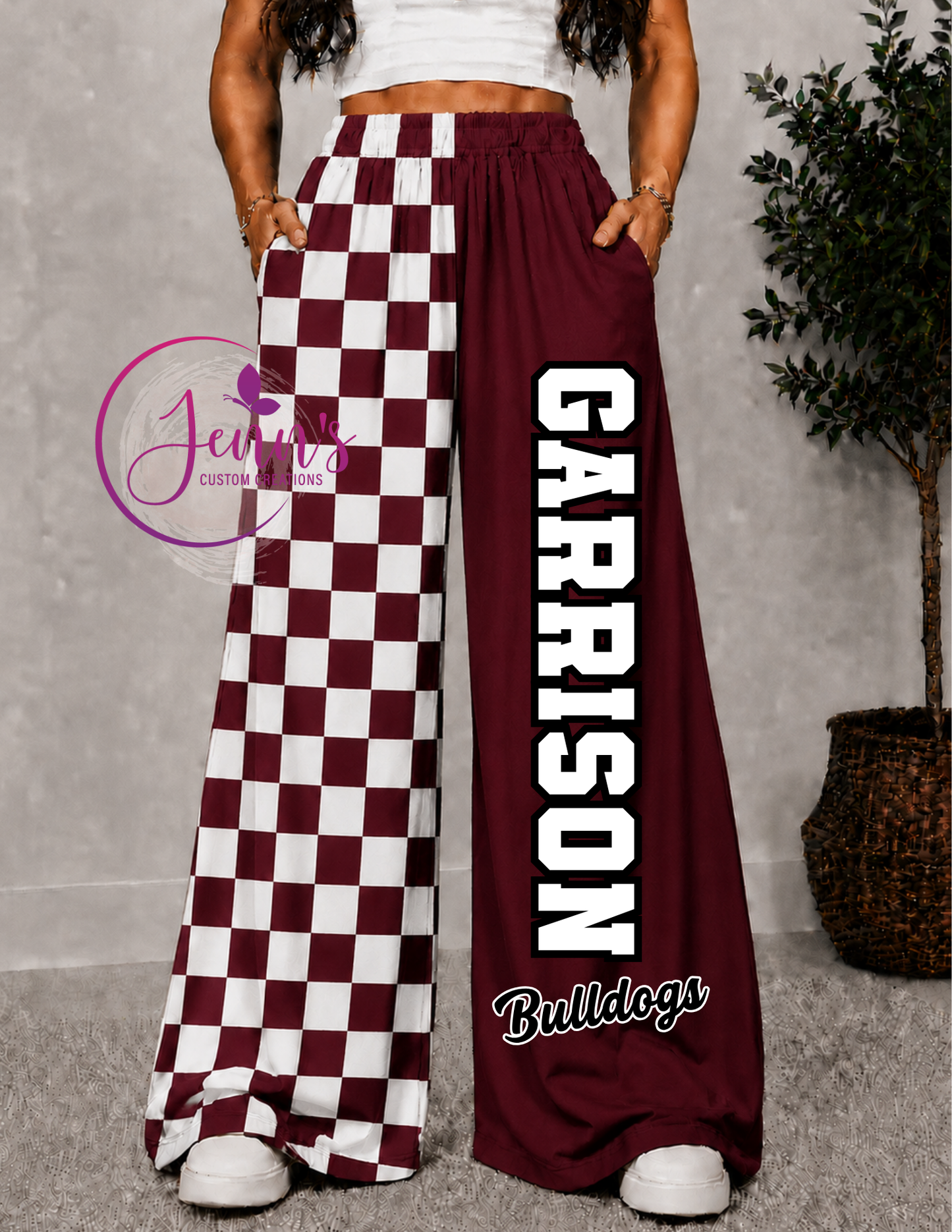 GARRISON WIDE LEG PANTS -4