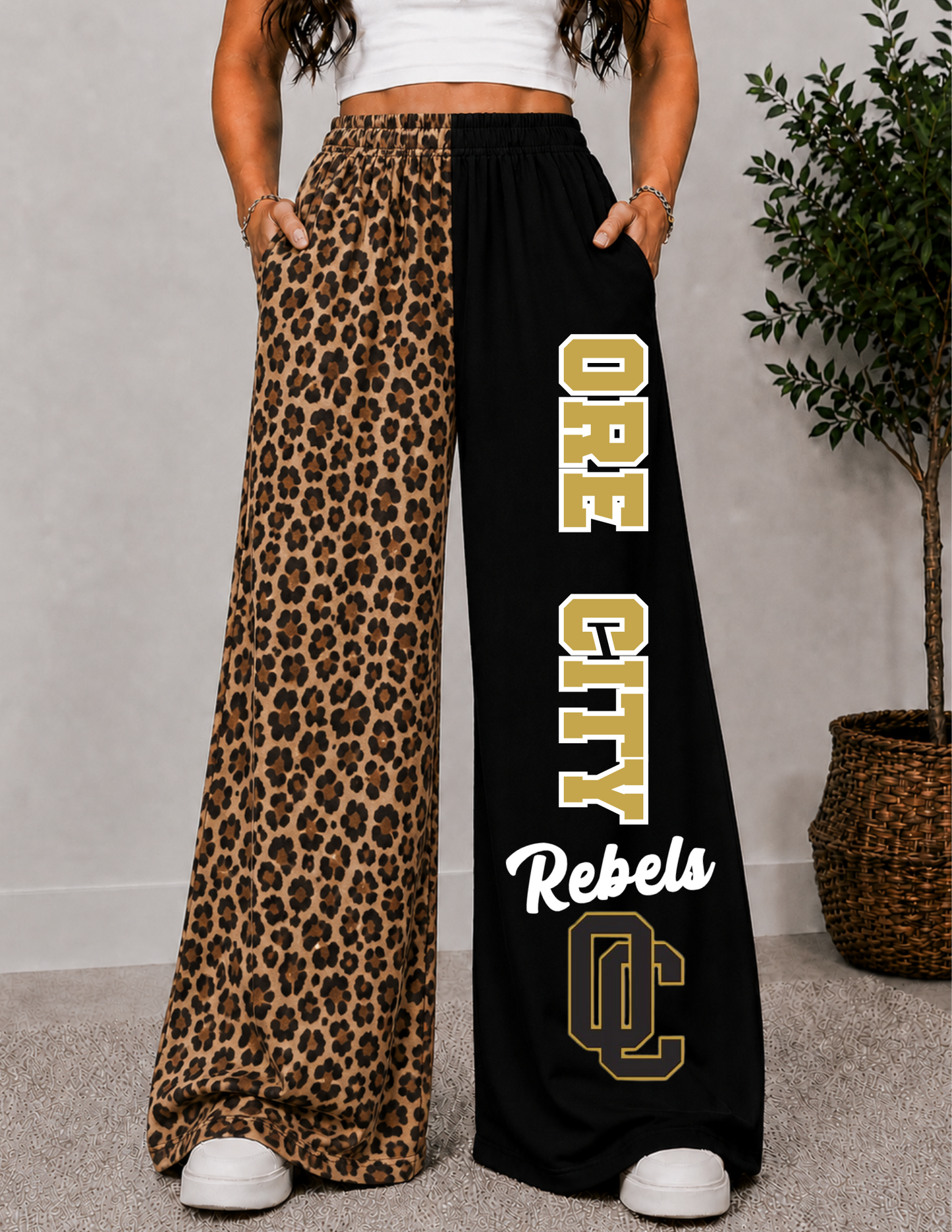 ORE CITY WIDE LEG PANTS -3L