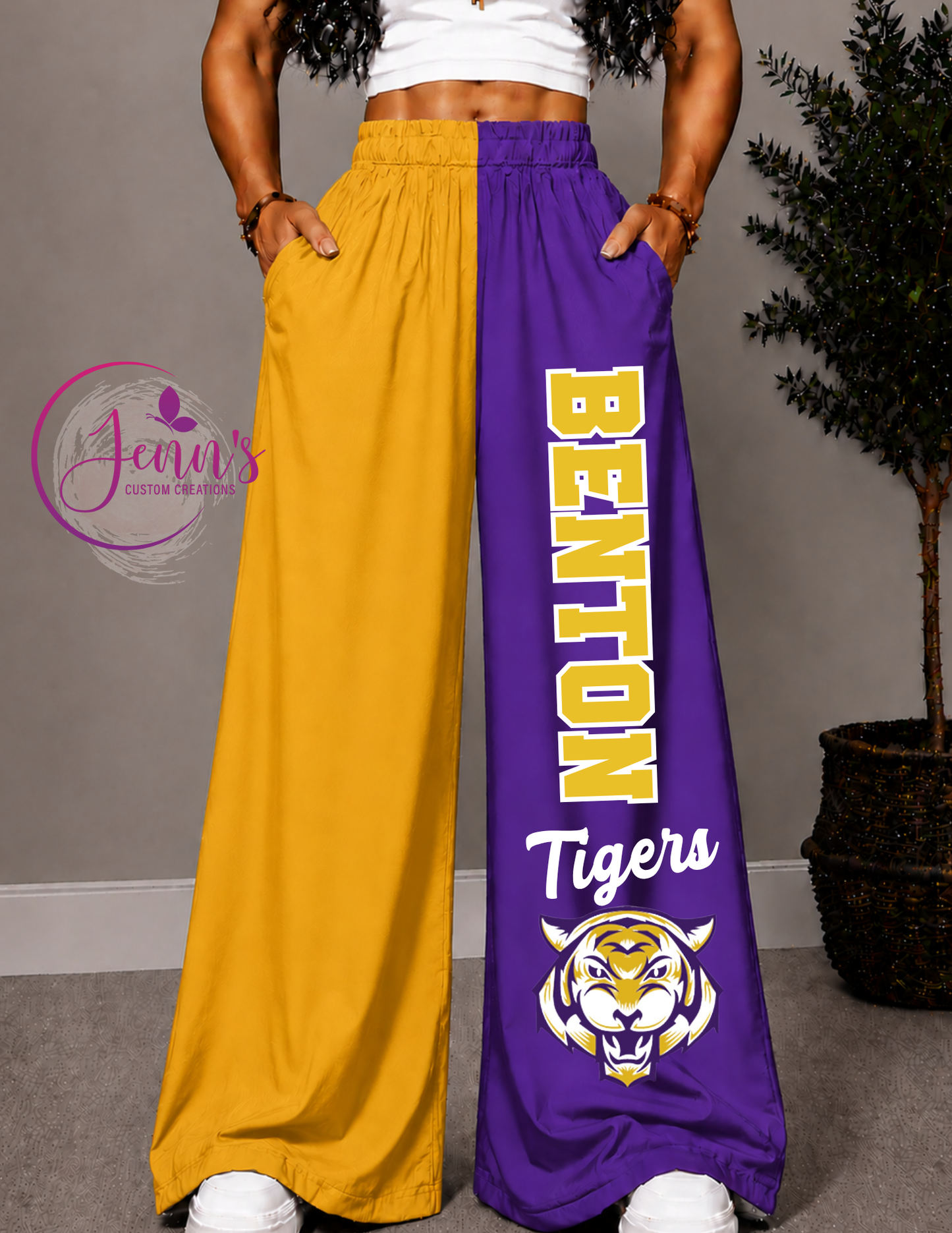 BENTON WIDE LEG PANTS -2