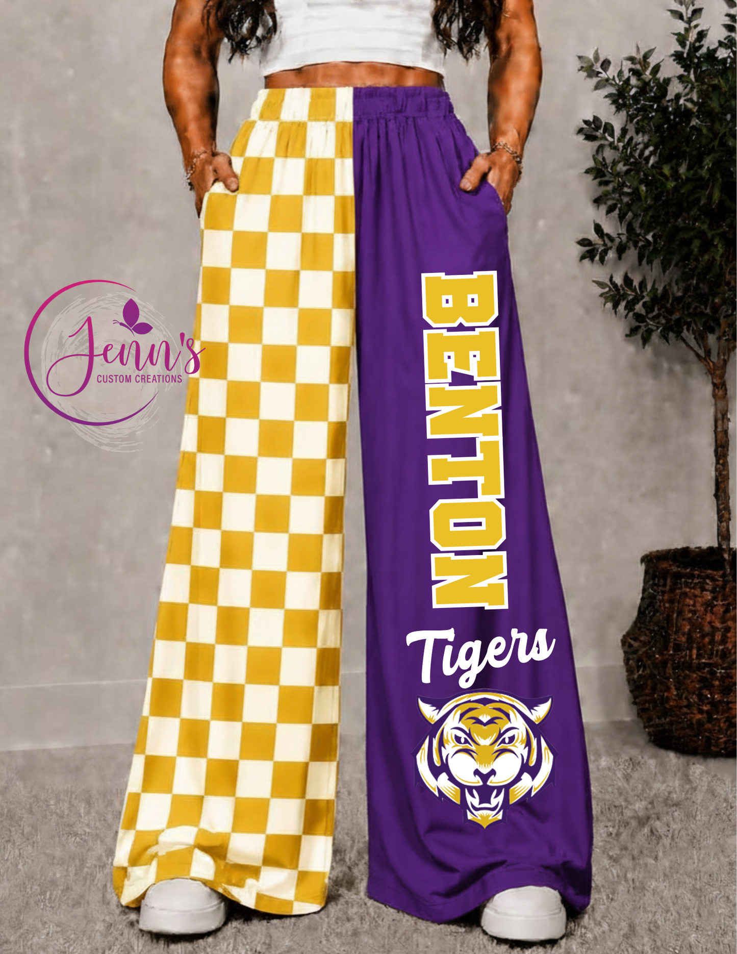 BENTON WIDE LEG PANTS -4