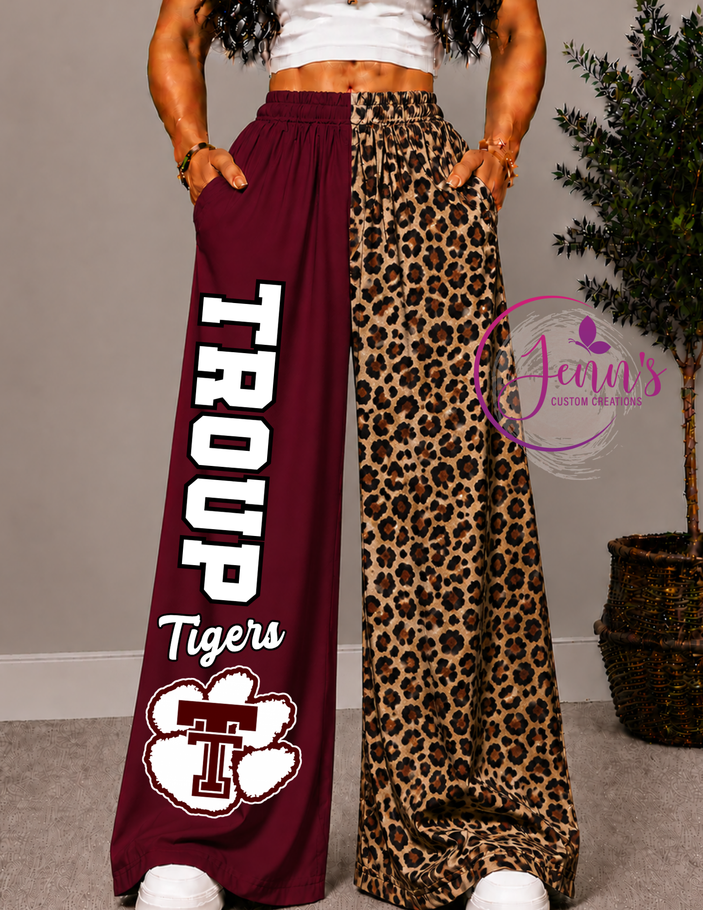 TROUP WIDE LEG PANTS -3L