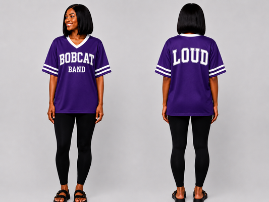 CUSTOM BOBCAT BAND FOOTBALL JERSEY * PRE-ORDER*