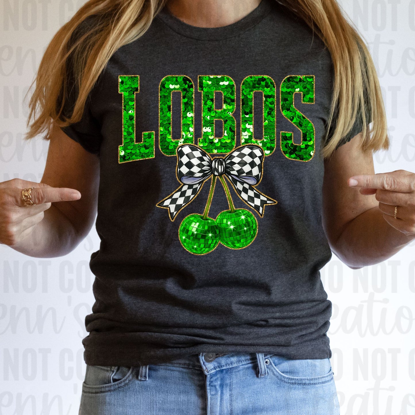 LOBOS SEQUIN CHERRY