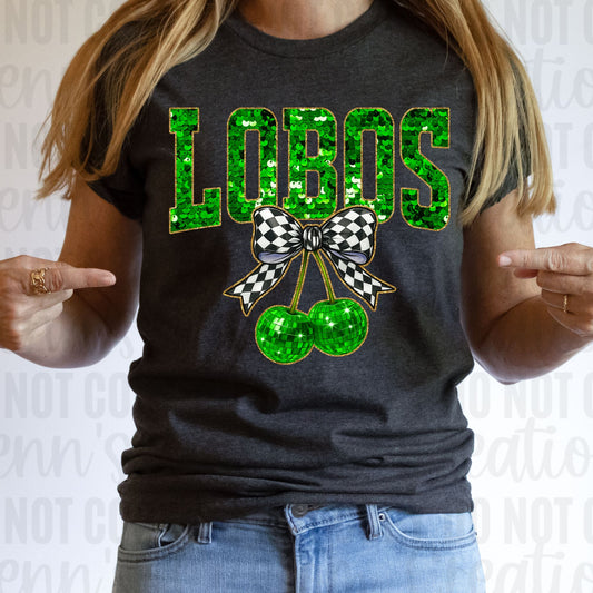 LOBOS SEQUIN CHERRY