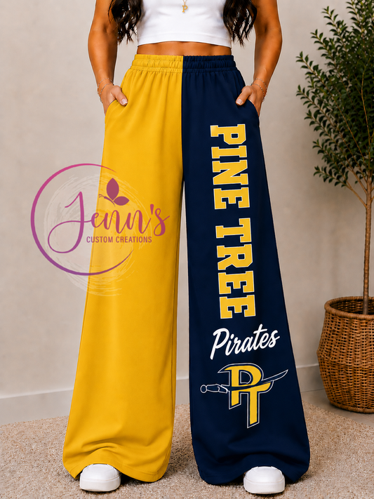 PINE TREE DUO WIDE LEG PANTS -PT2