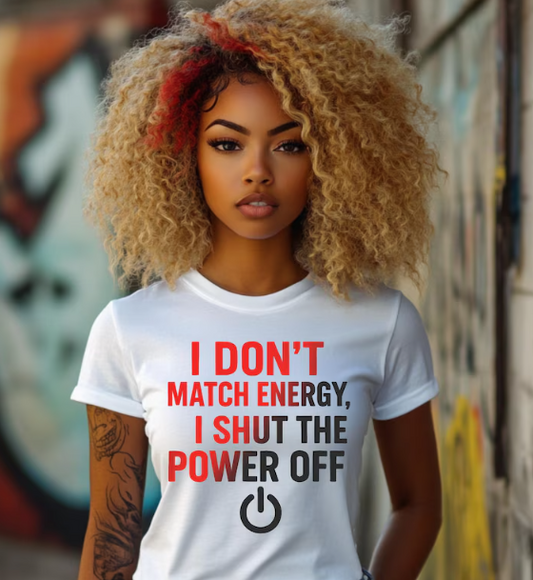 I shut the power off