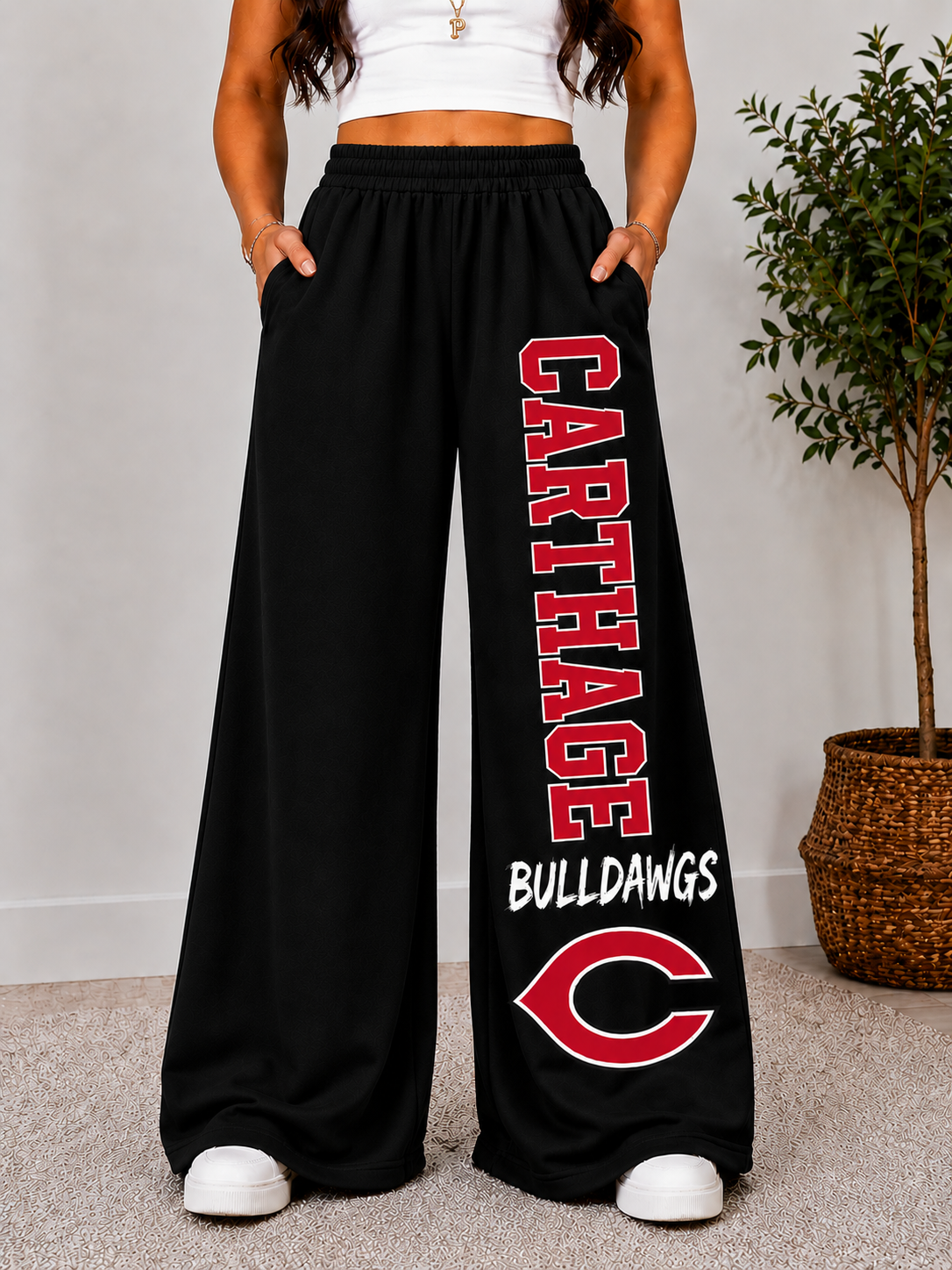 CARTHAGE WIDE LEG PANTS -1