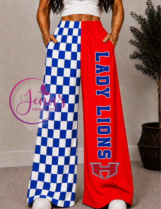 LADY LIONS  WIDE LEG PANTS -4