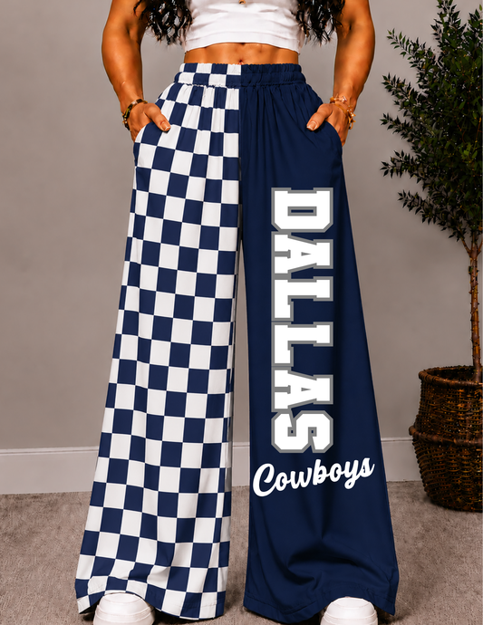 D.COWBOYS WIDE LEG PANTS -1