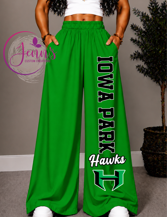 IOWA PARK WIDE LEG PANTS -1