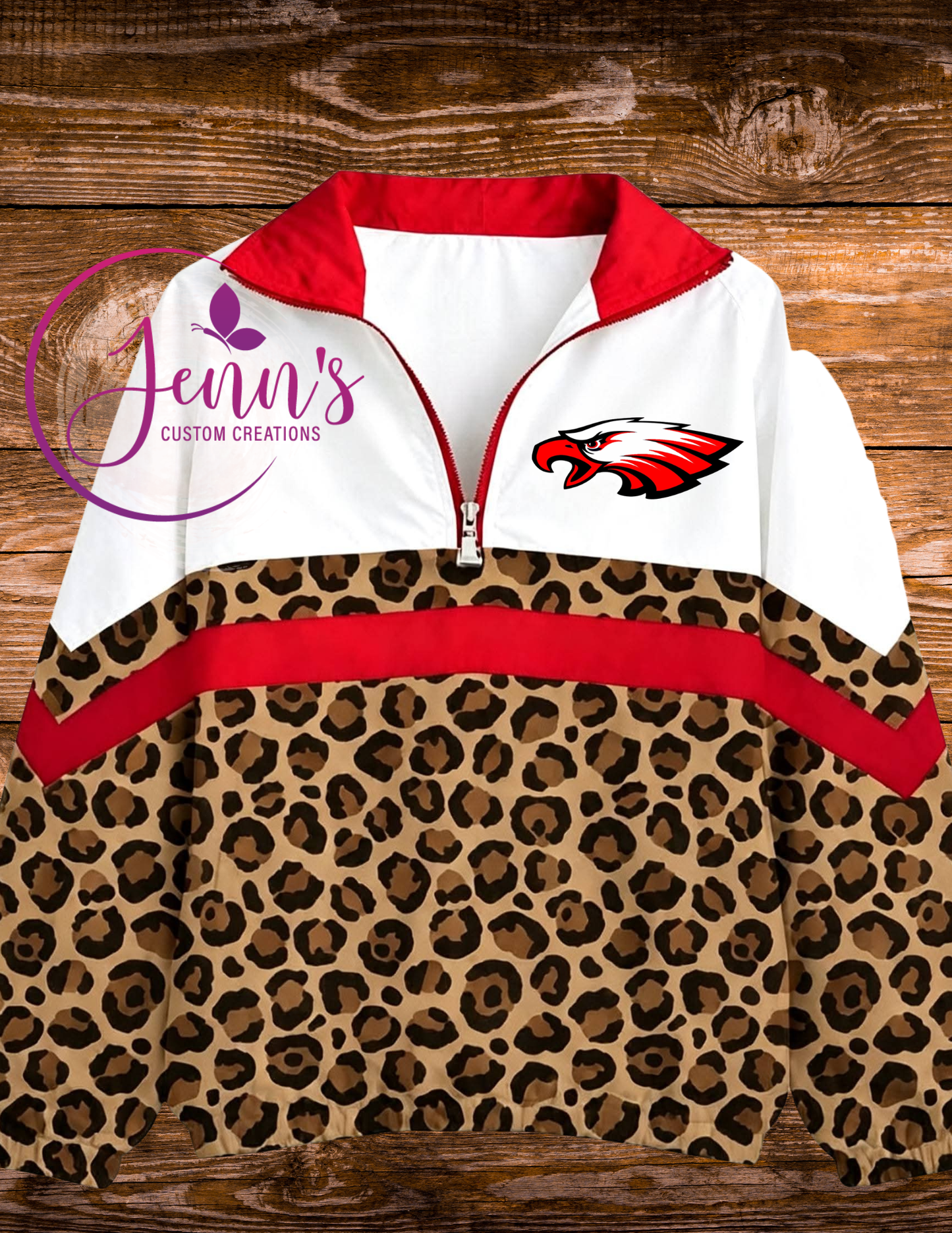 Eagle Red Leopard JACKET * PRE ORDER* (Copy)