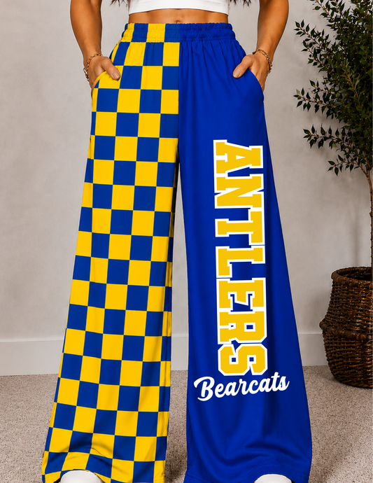 ANTLERS WIDE LEG PANTS -4